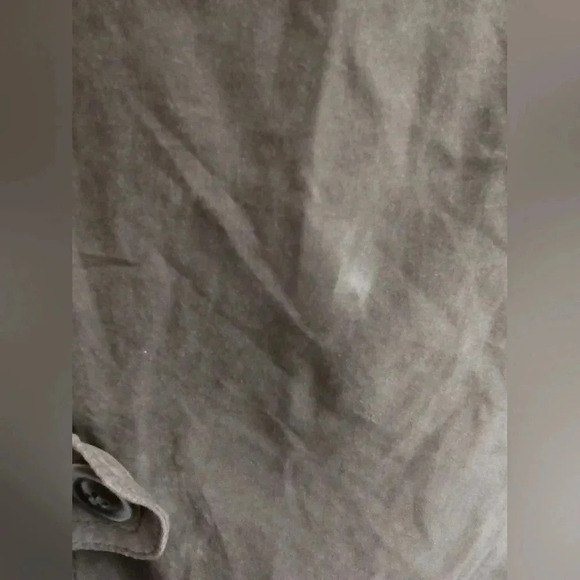 London Fog XL‎ over size parka jacket sage green hooded drawstring waist - Picture 9 of 9